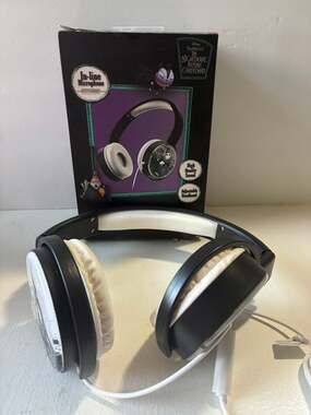 Disney Nightmare Before Christmas Jack Skellington Wired Headphones Mic